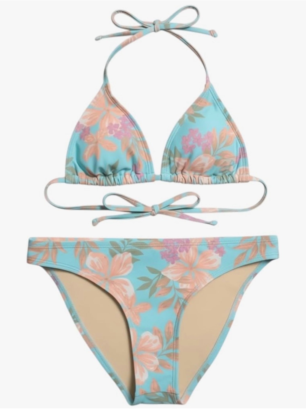 Billabong Beach Babe Bikini Set, Coastal Blue, NWT, Women’s Multiple